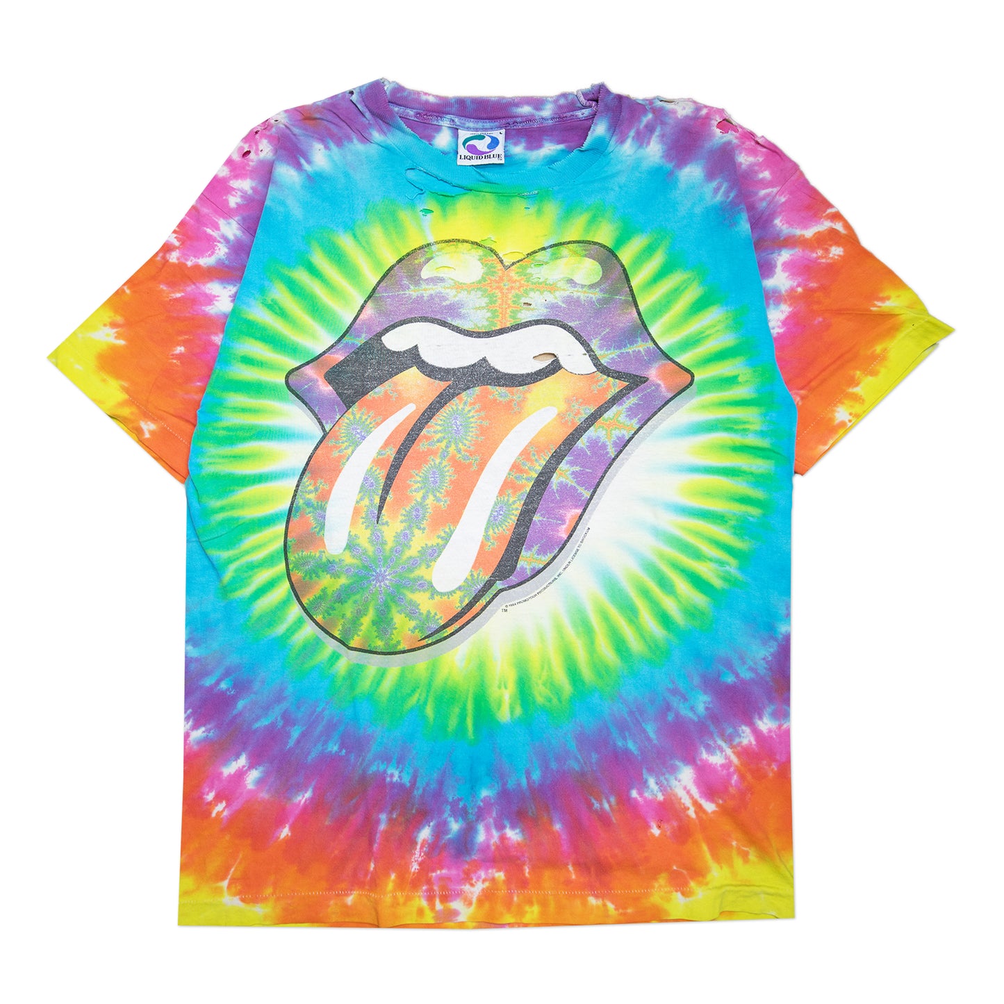 94' Tie Dye Rolling Stones Tee (L)