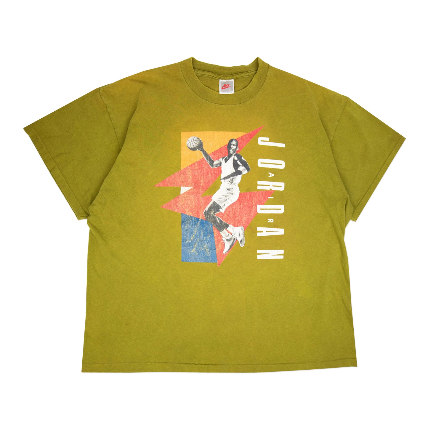 90's Olive Nike Jordan Tee (XL)