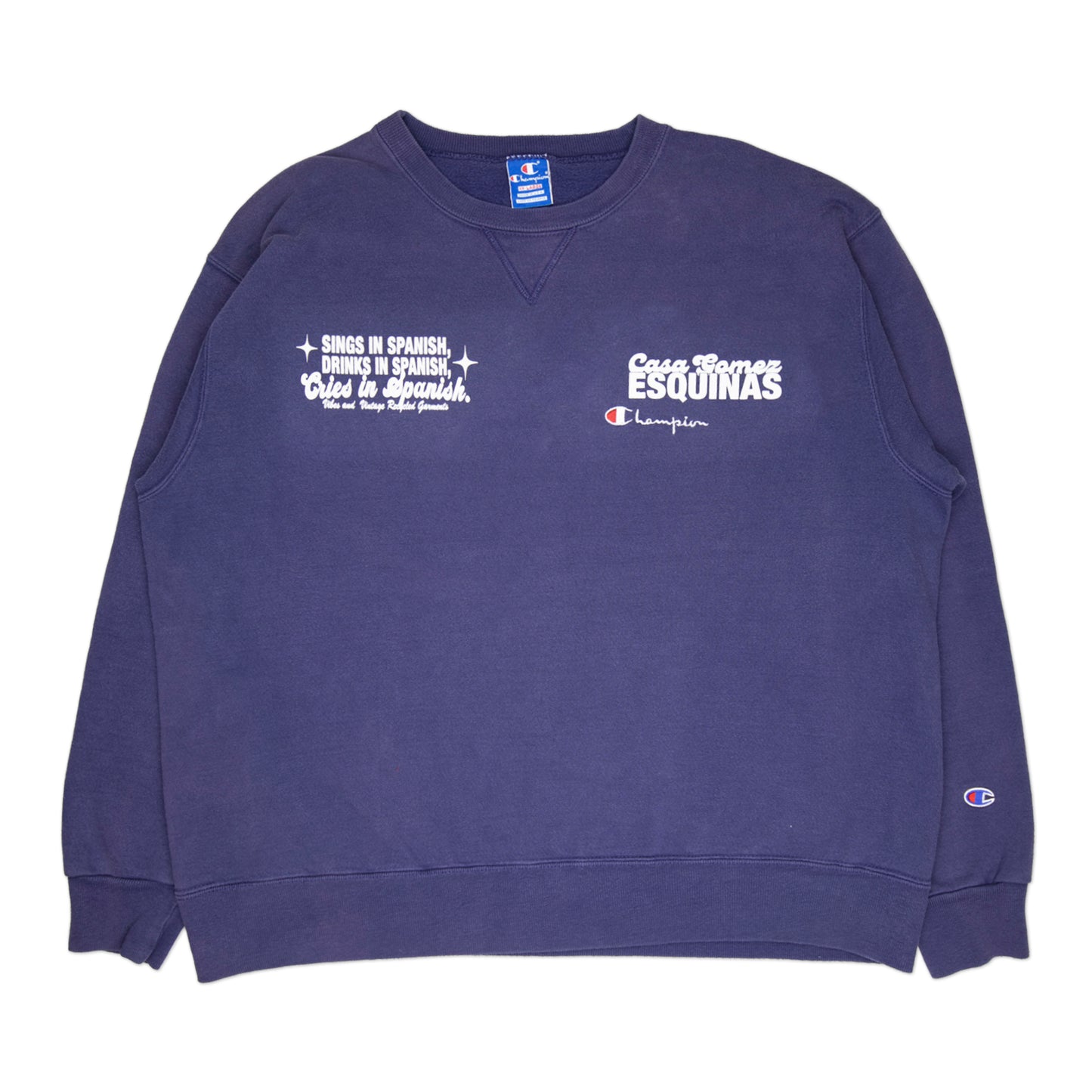 Purple "Cries in Spanish" Crew (L)