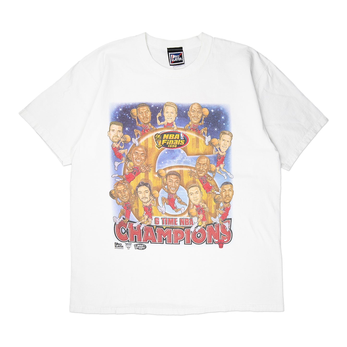 98' Bulls Caricature Tee (L)