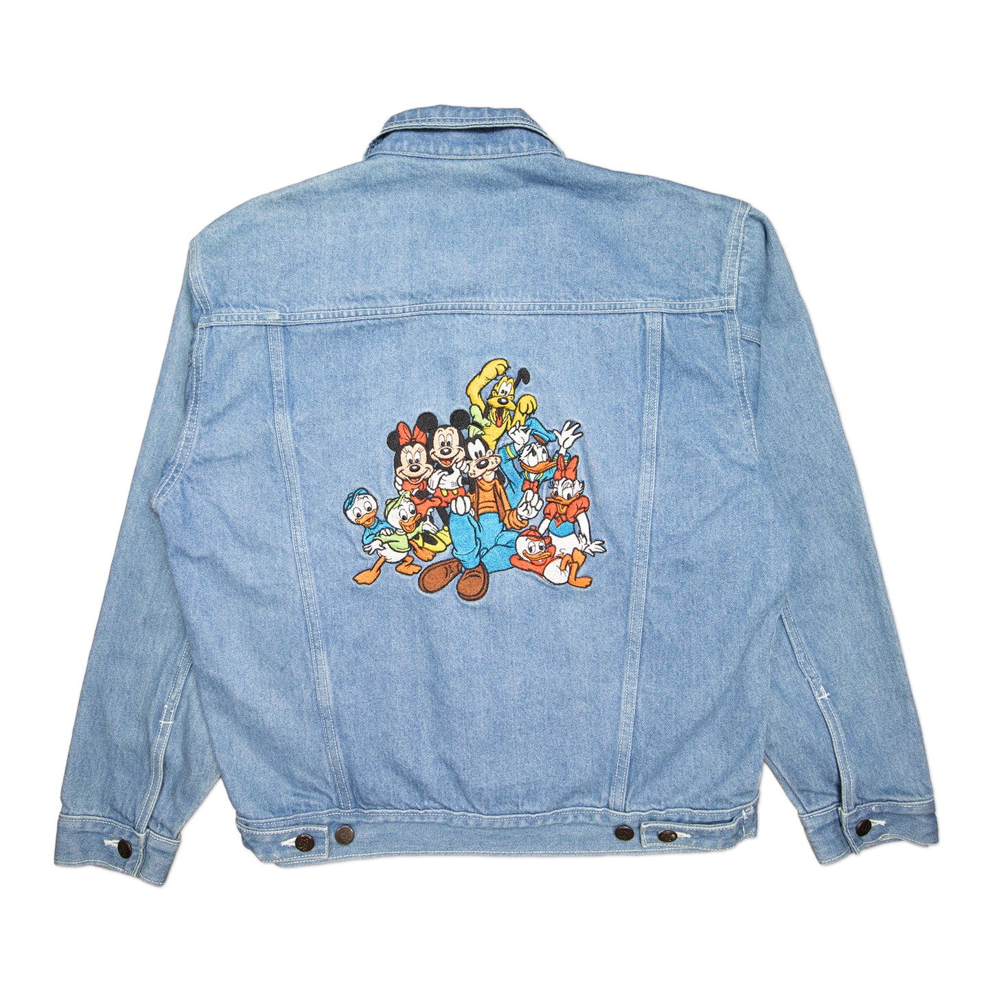 90's Mickey & Friends Denim Jacket (L)