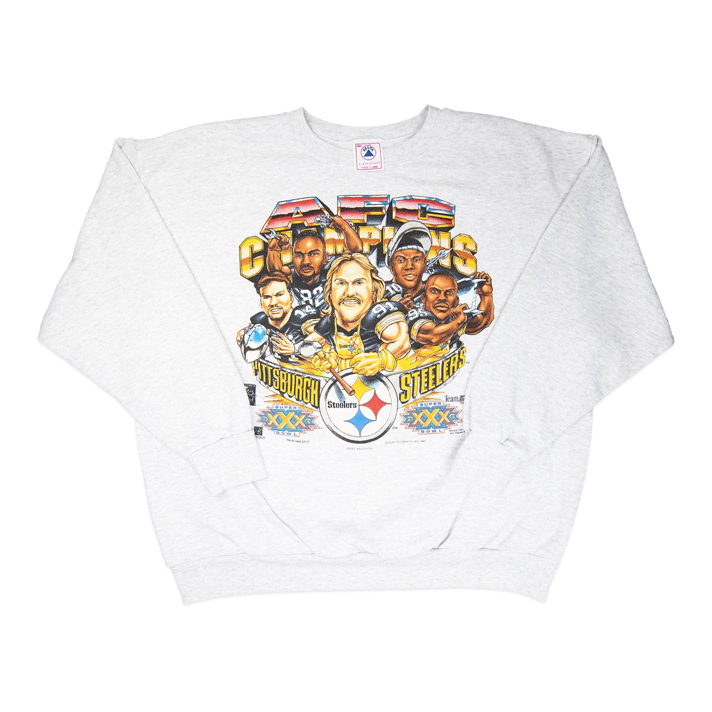 95' Steelers Caricature Crew (XL)