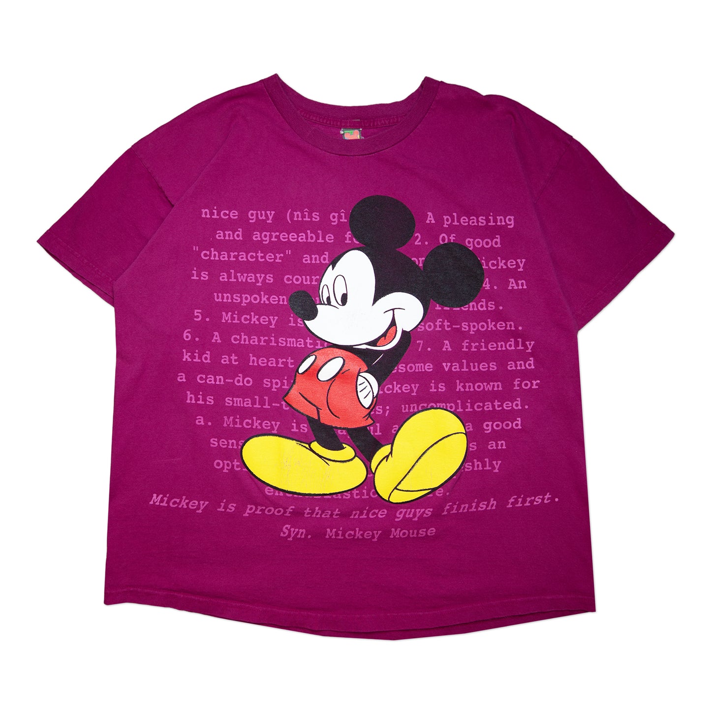 90's Mickey Definition Tee (XL/XXL)