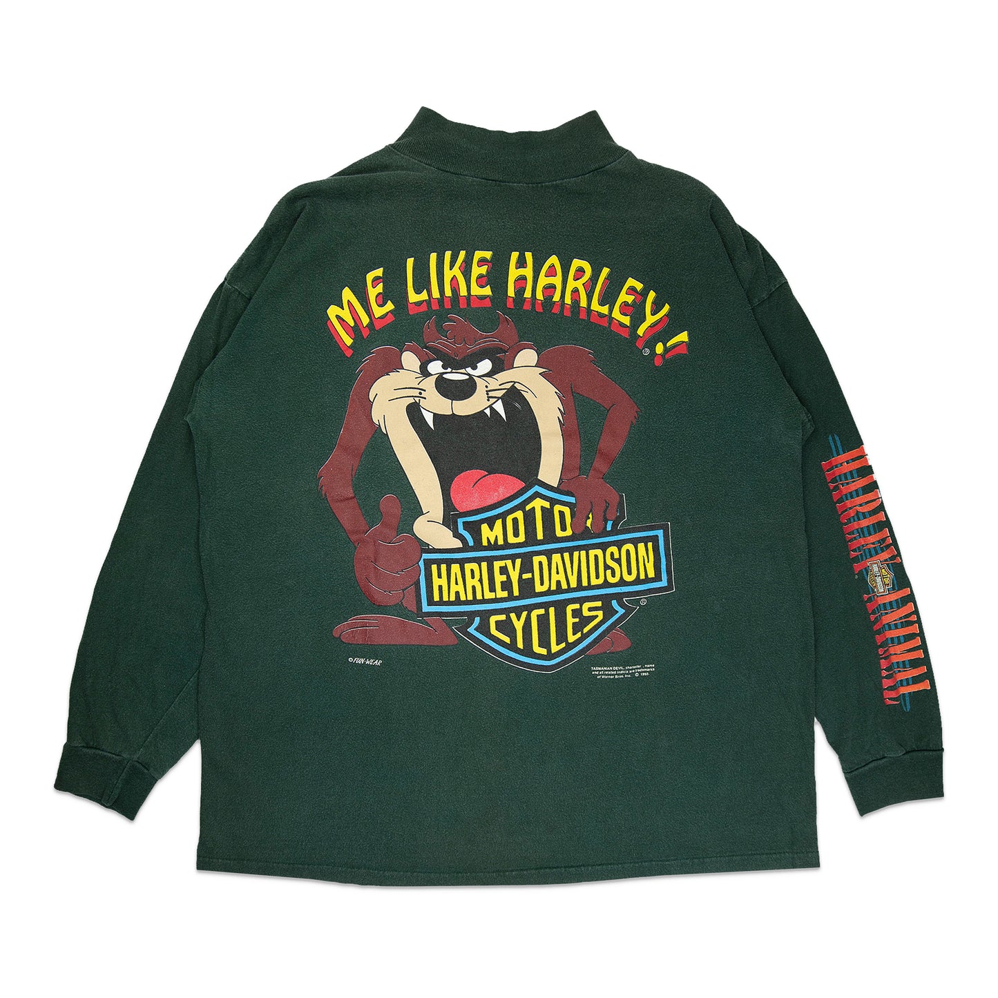 92' Harley Taz Mock Collar Long Sleeve