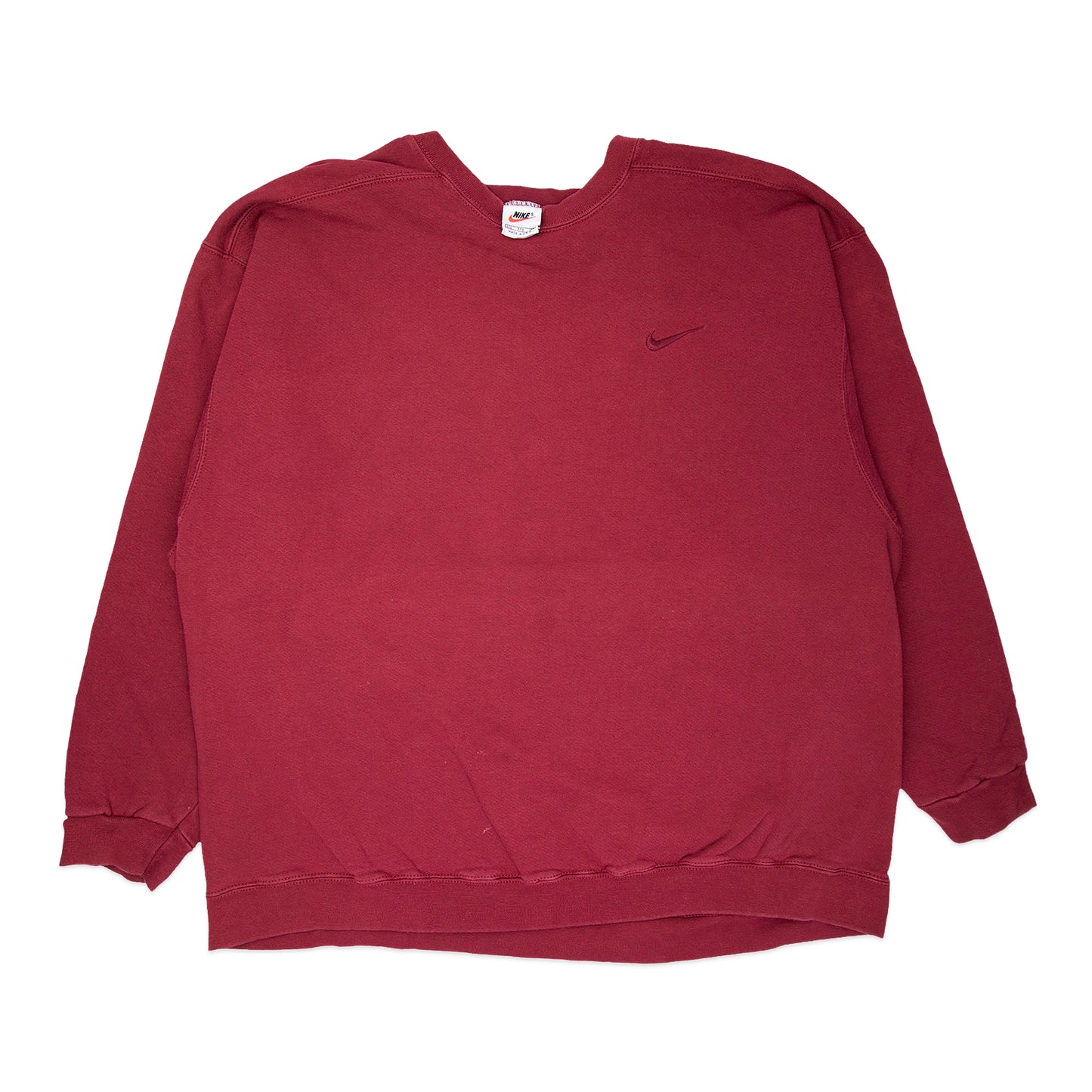 90's Burgundy Nike Crew (XXL)