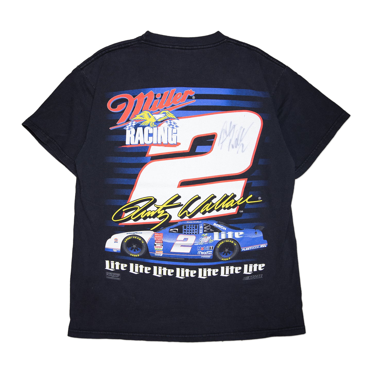 92' Signed Rusty Wallace Tee (L)