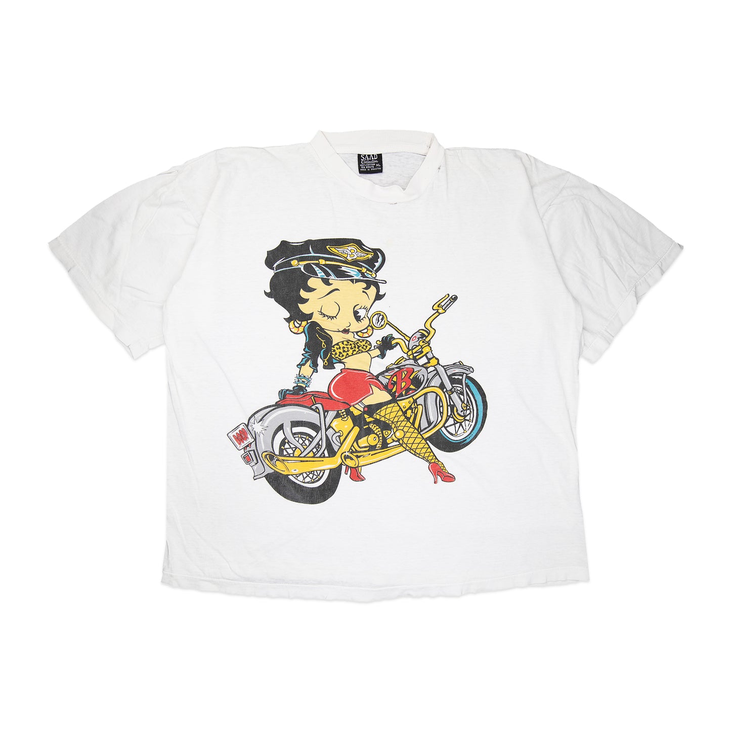 90's Betty Boop Biker Tee (L/XL)