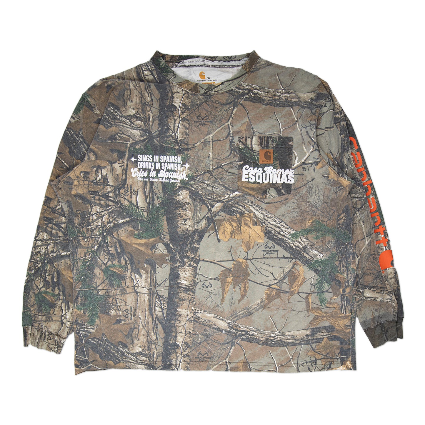 Camo "Cries in Spanish" Longsleeve (XL)