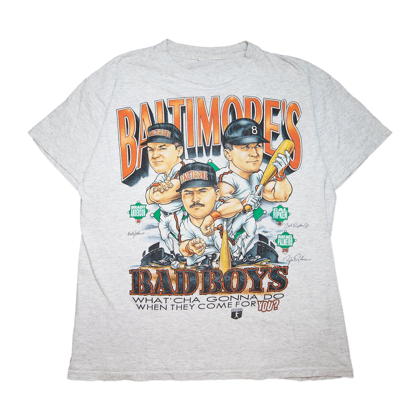 90's Baltimore Orioles Caricature Tee (XL)