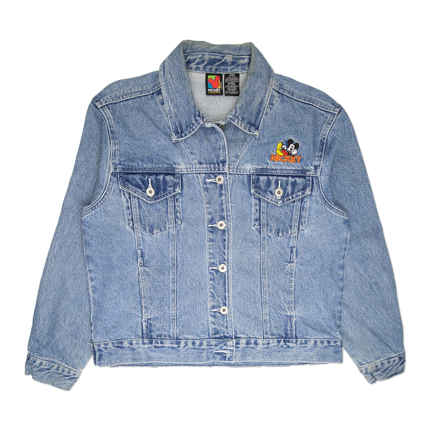 90's Mickey Denim Jacket (S)