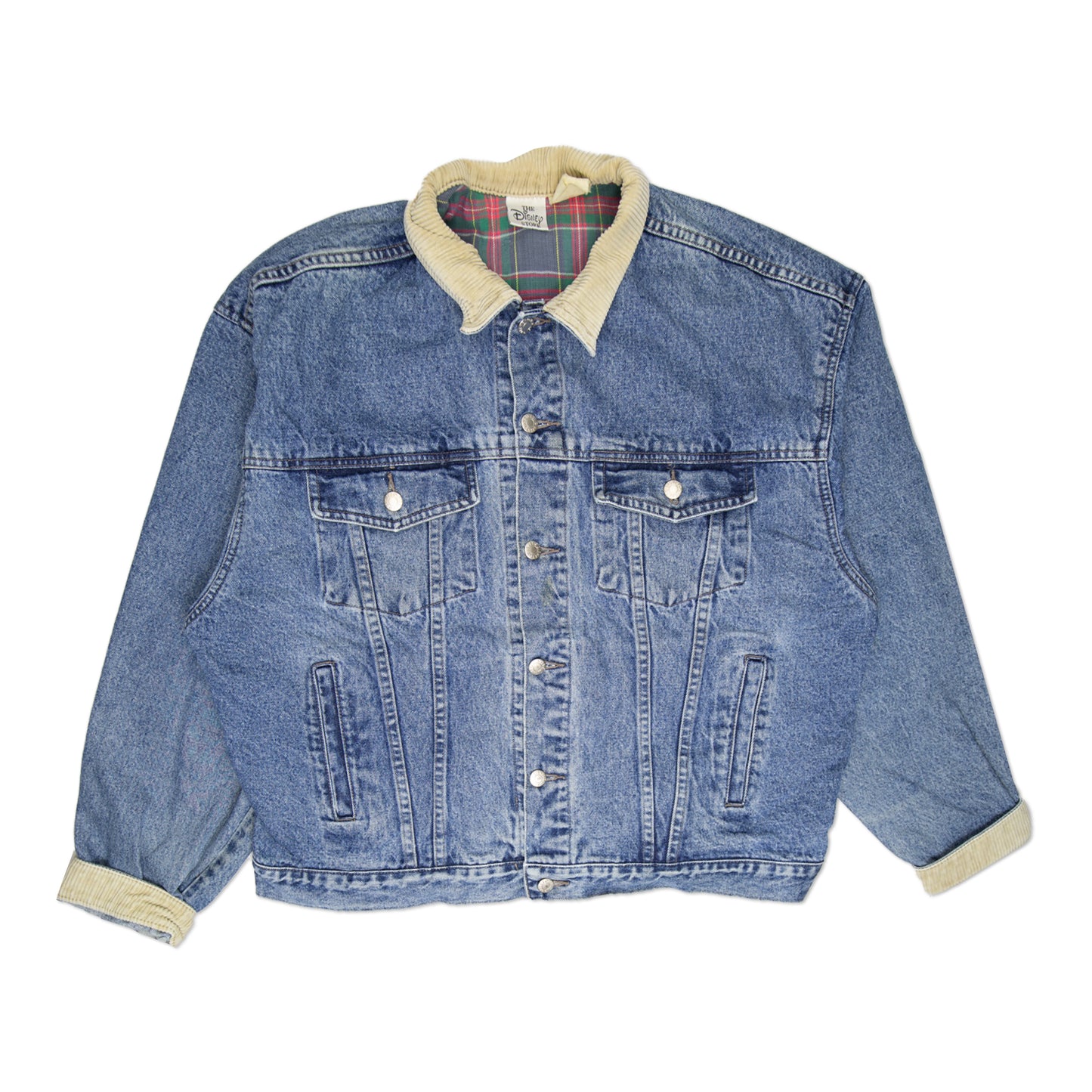 90's Disney Corduroy Denim Jacket (L)