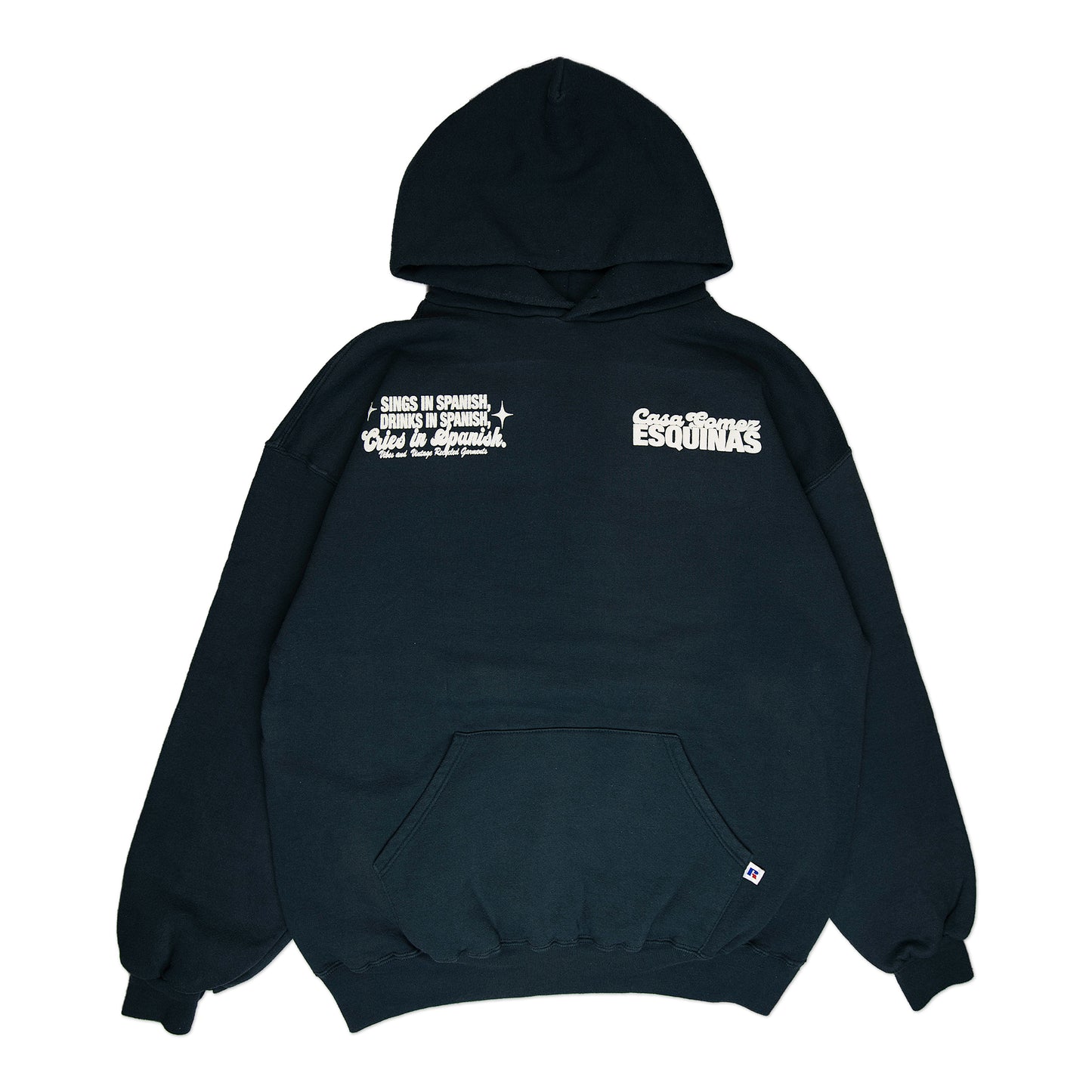 Black "Cries in Spanish" Hoodie (XL)