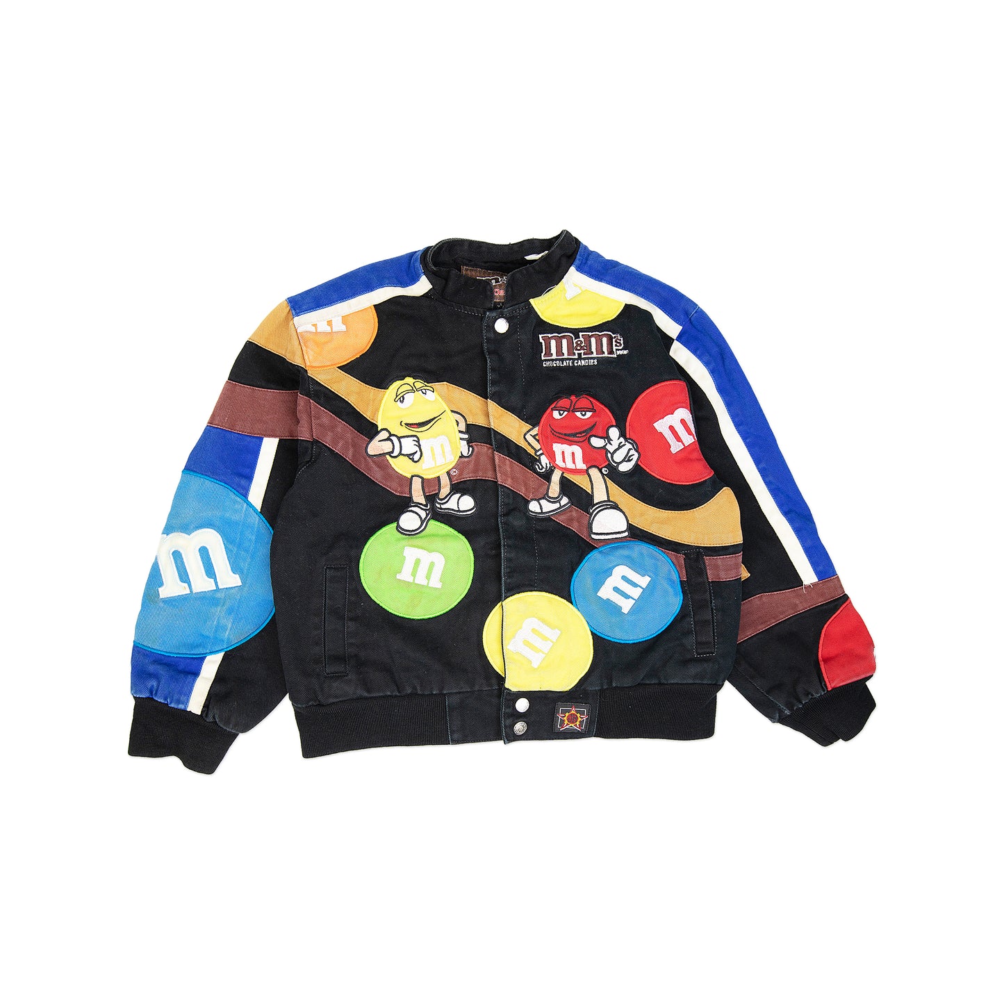 Kids 90's NASCAR M&M Racer Jacket (YL)