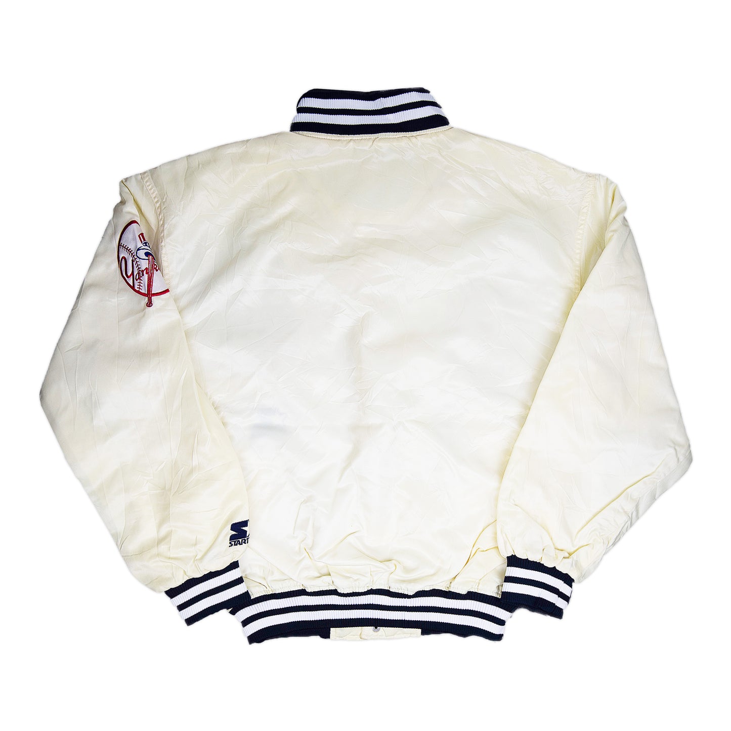 Vintage Off White Yankees Bomber