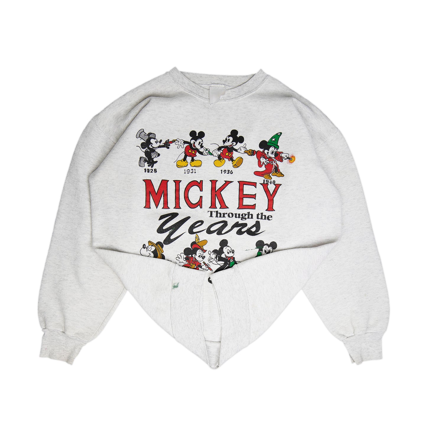 80's Mickey Through the Years Crewneck