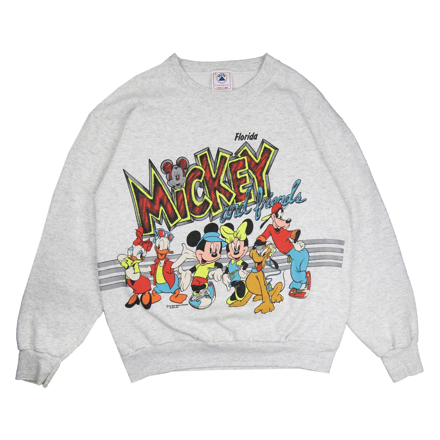 90's Mickey & Friends Graphic Crewneck