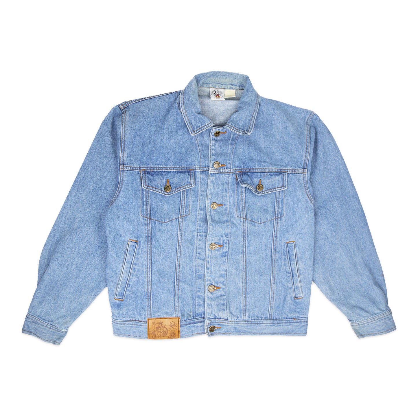 90's Mickey Mouse Denim Jacket (M)