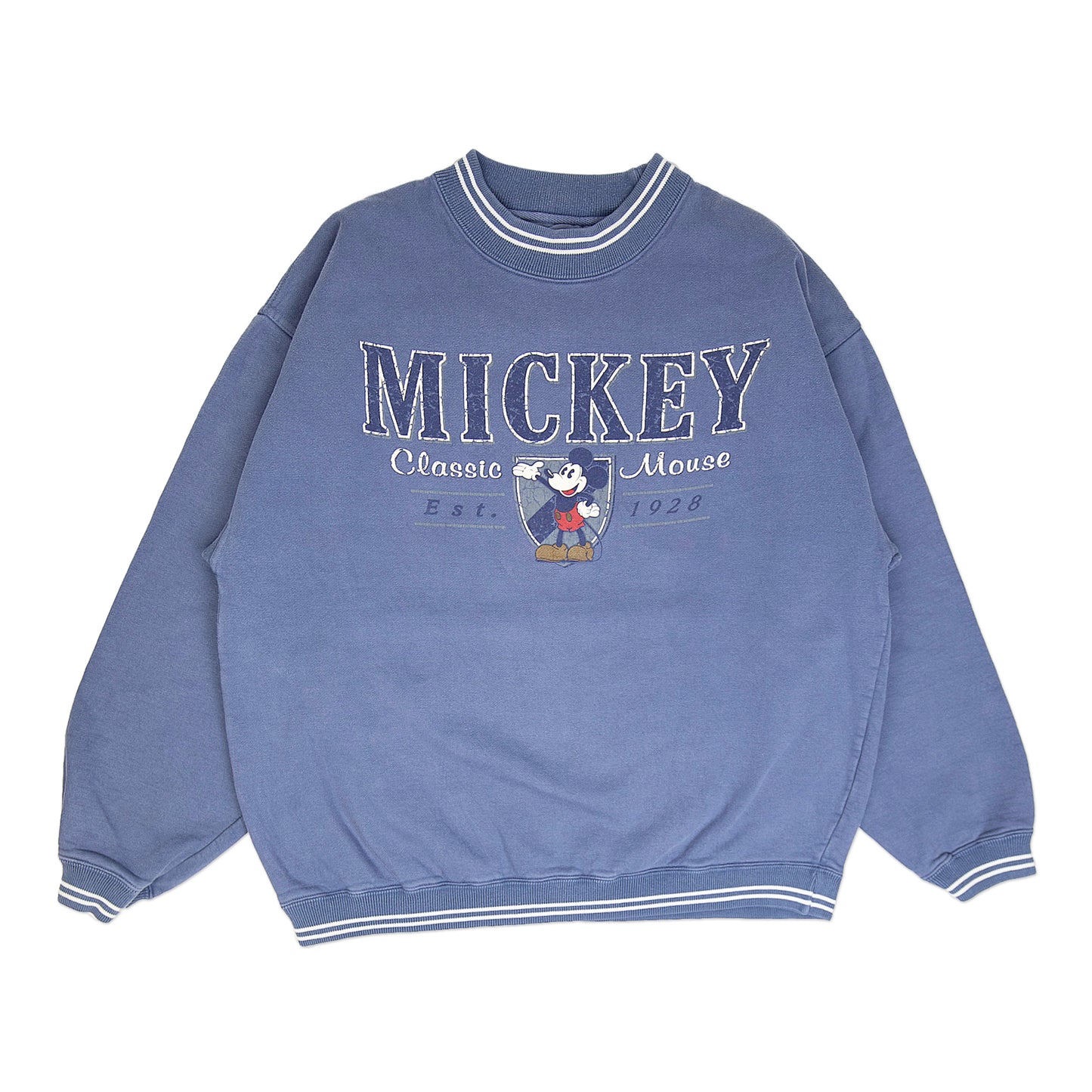 90's Mickey Spell-Out Crew (L)