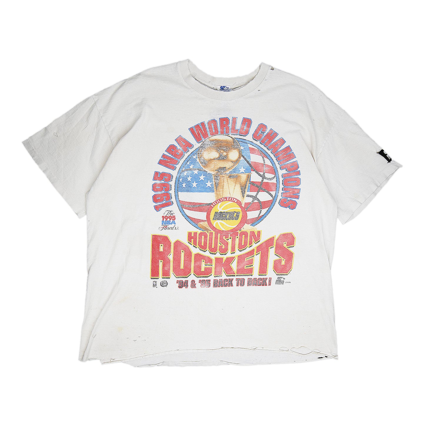 96' Houston Rockets Distressed Champ Tee