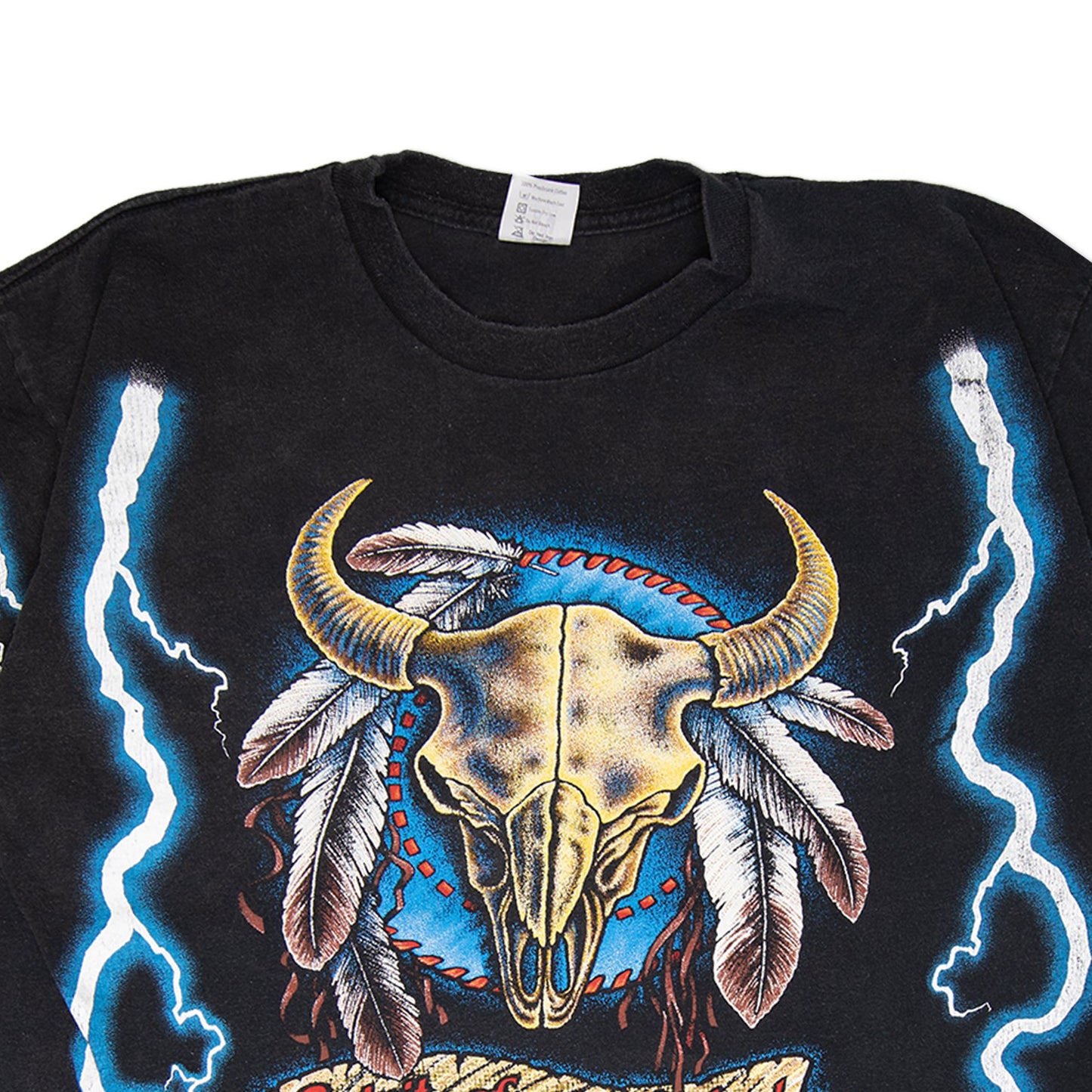 90's Bull Skull Thunder Tee (L/XL)