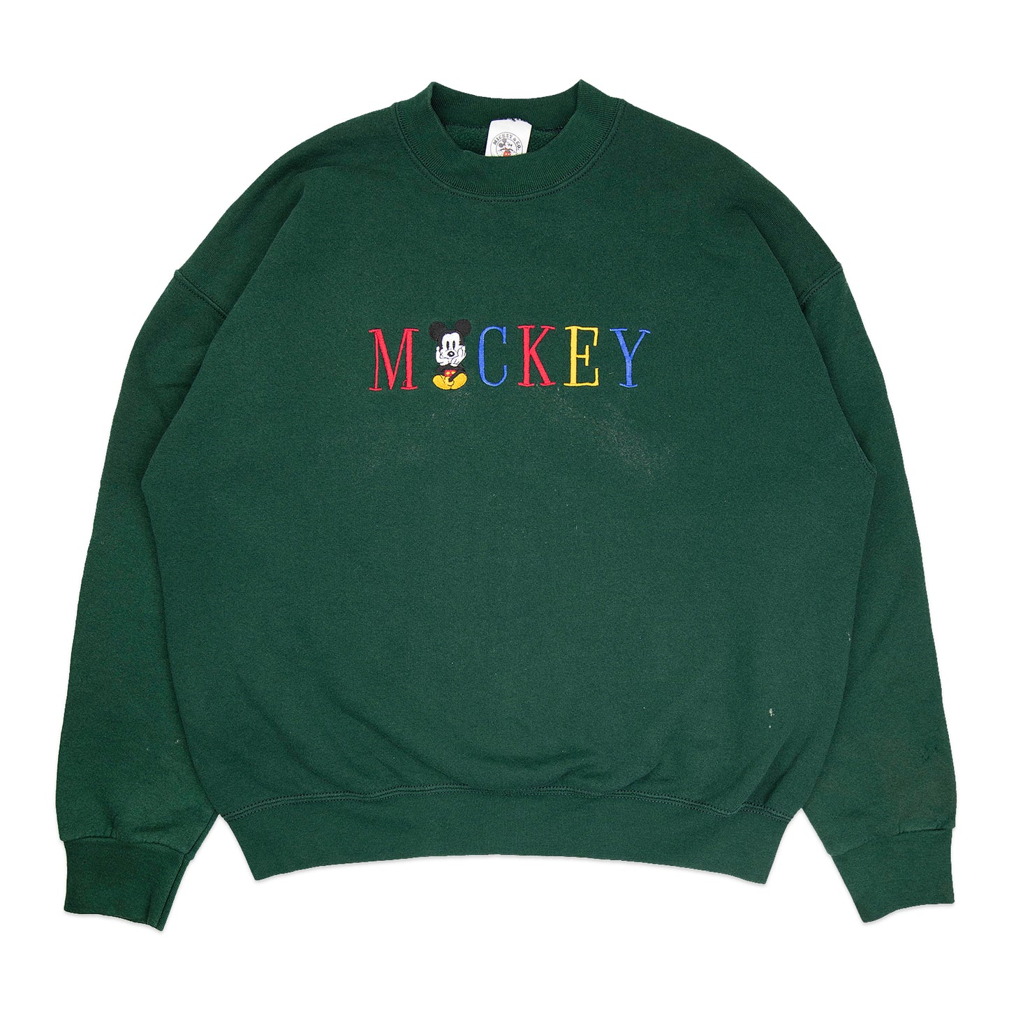 90's Embroidered Mickey Crew (XL)