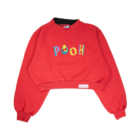 90's Embroidered Pooh Crop (M/L)