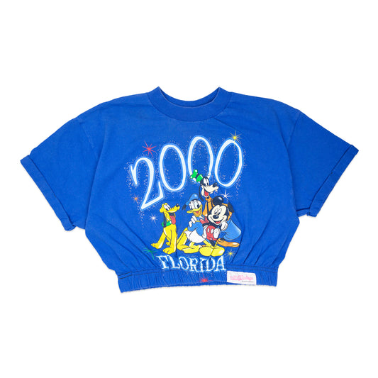 Cropped 2000 Mickey & Friends Tee (M)