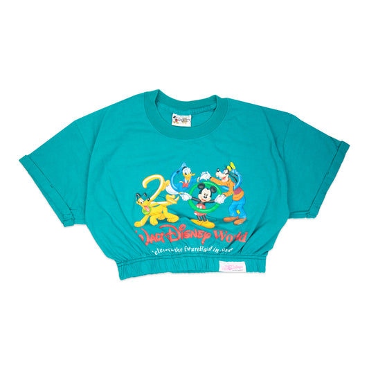 Cropped 2000 Mickey & Friends Tee (M)