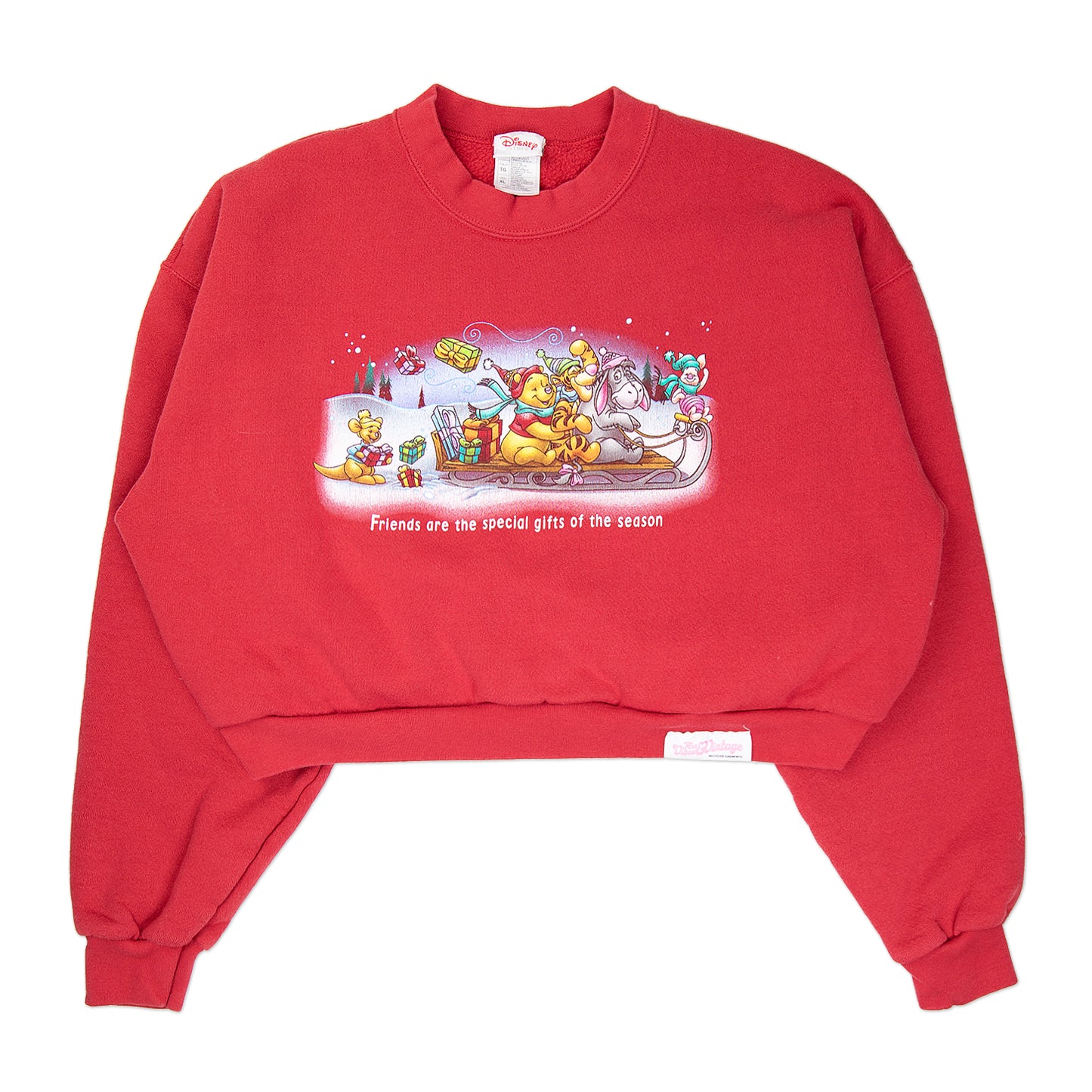 00's Christmas Pooh & Friends Crop (XL)