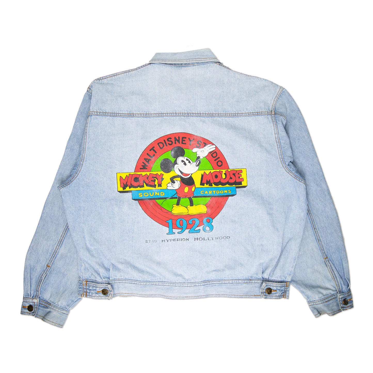 90's 1928 Mickey Denim Jacket (L)