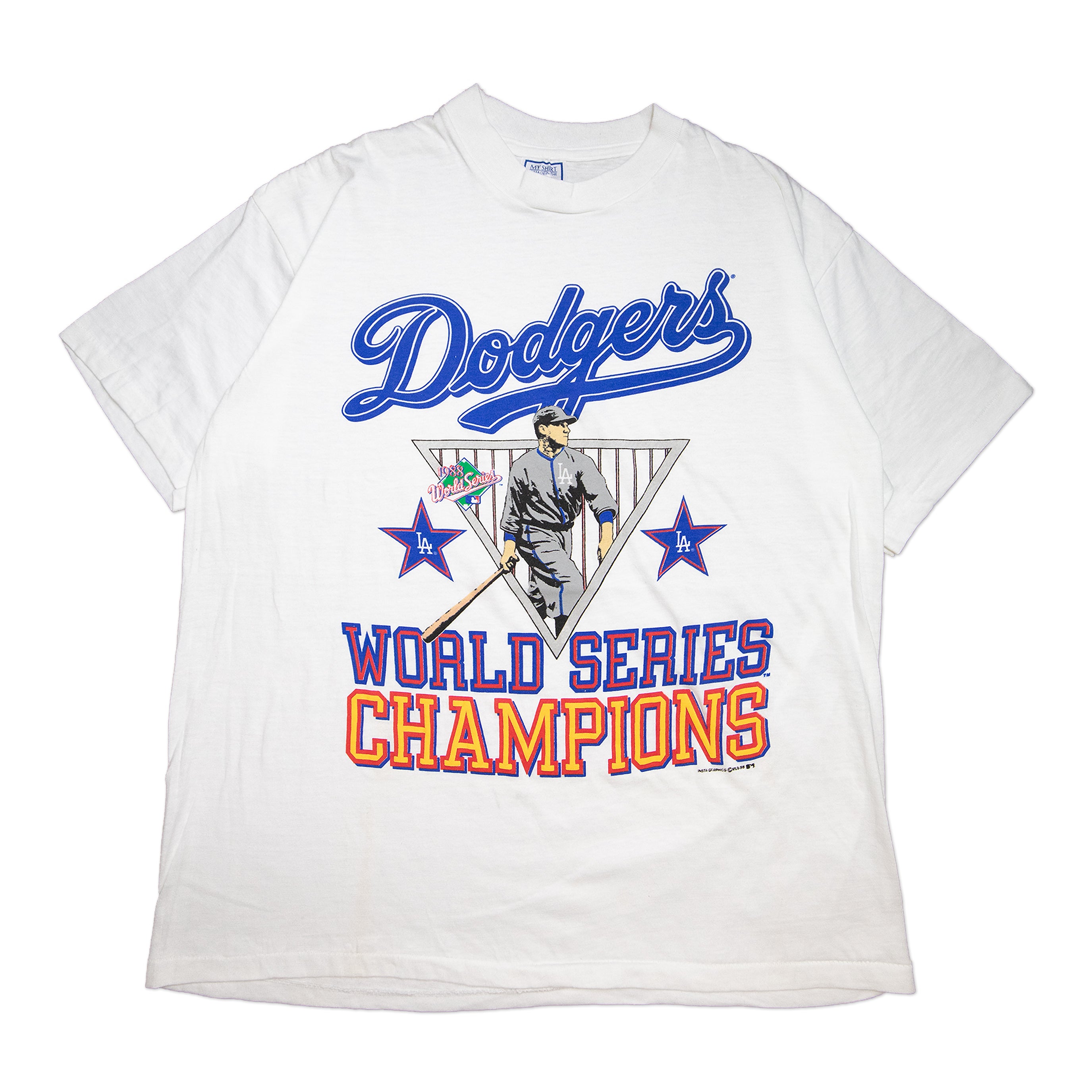 88' Dodgers Champion Tee (L) – Vibes and Vintage Clothing