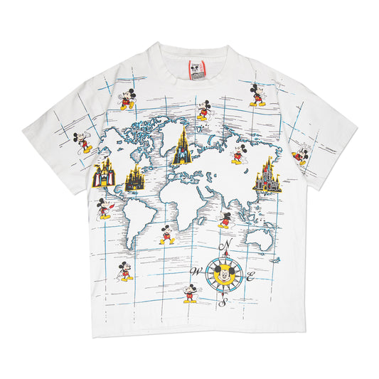 90's Mickey Map Tee (L)