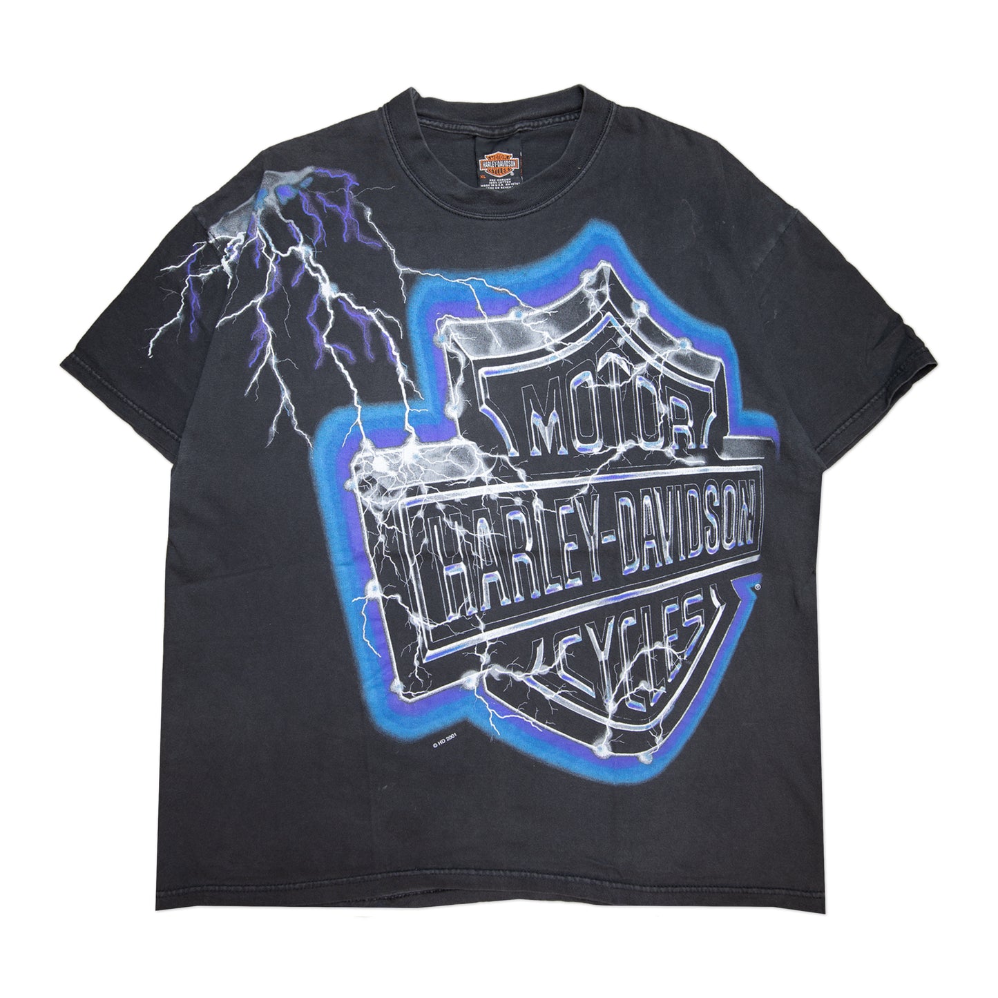 90's AOP Harley Lightening Tee (XL)