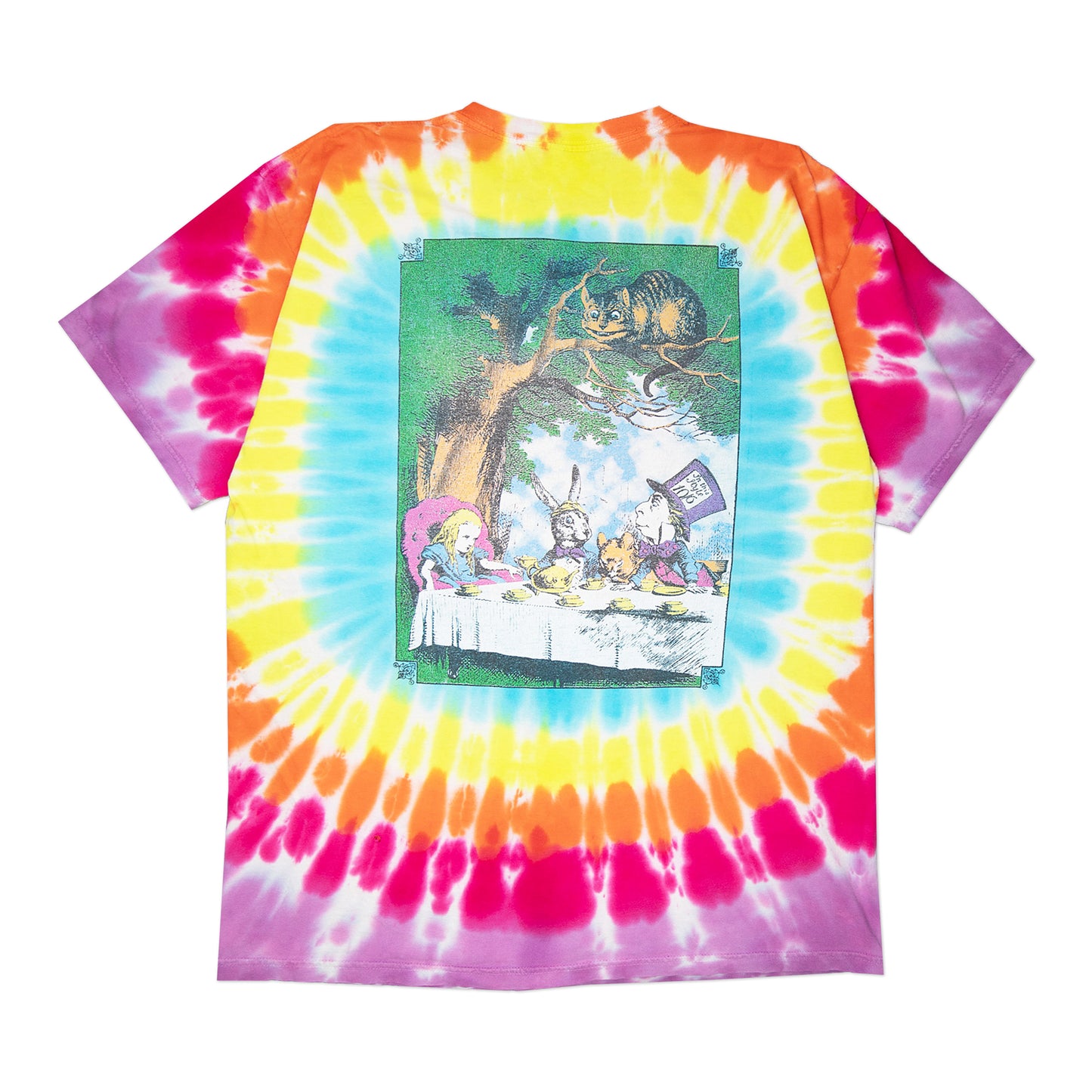 00's Tie Dye Alice & Wonderland Tee (XL)