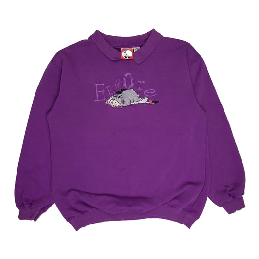 90's Eeyore Collared Crew (L)