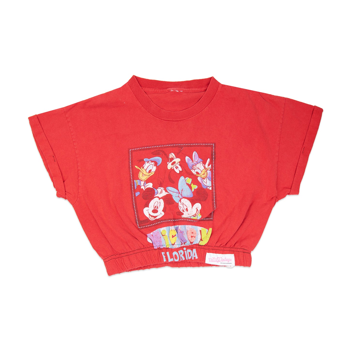 Cropped Mickey & Friends Portrait Tee (S)