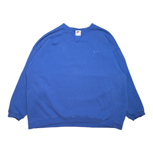 90s Blue Nike Crew (L)