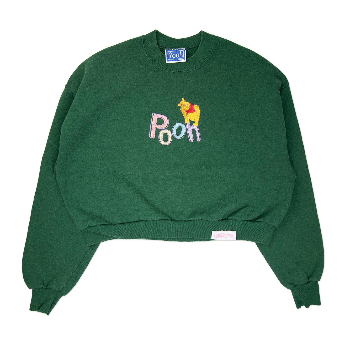 90's Embroidered Pooh Crop (XL)