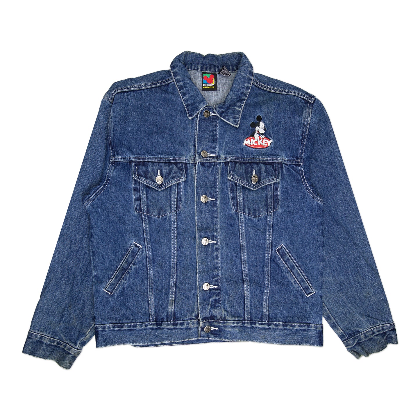 90's Mickey Denim Jacket (M)