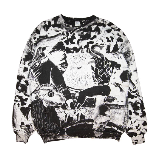 90's AOP White Sox Crew (XL)