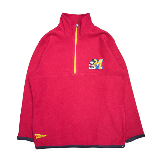 90's Mickey Quarter Zip (M)