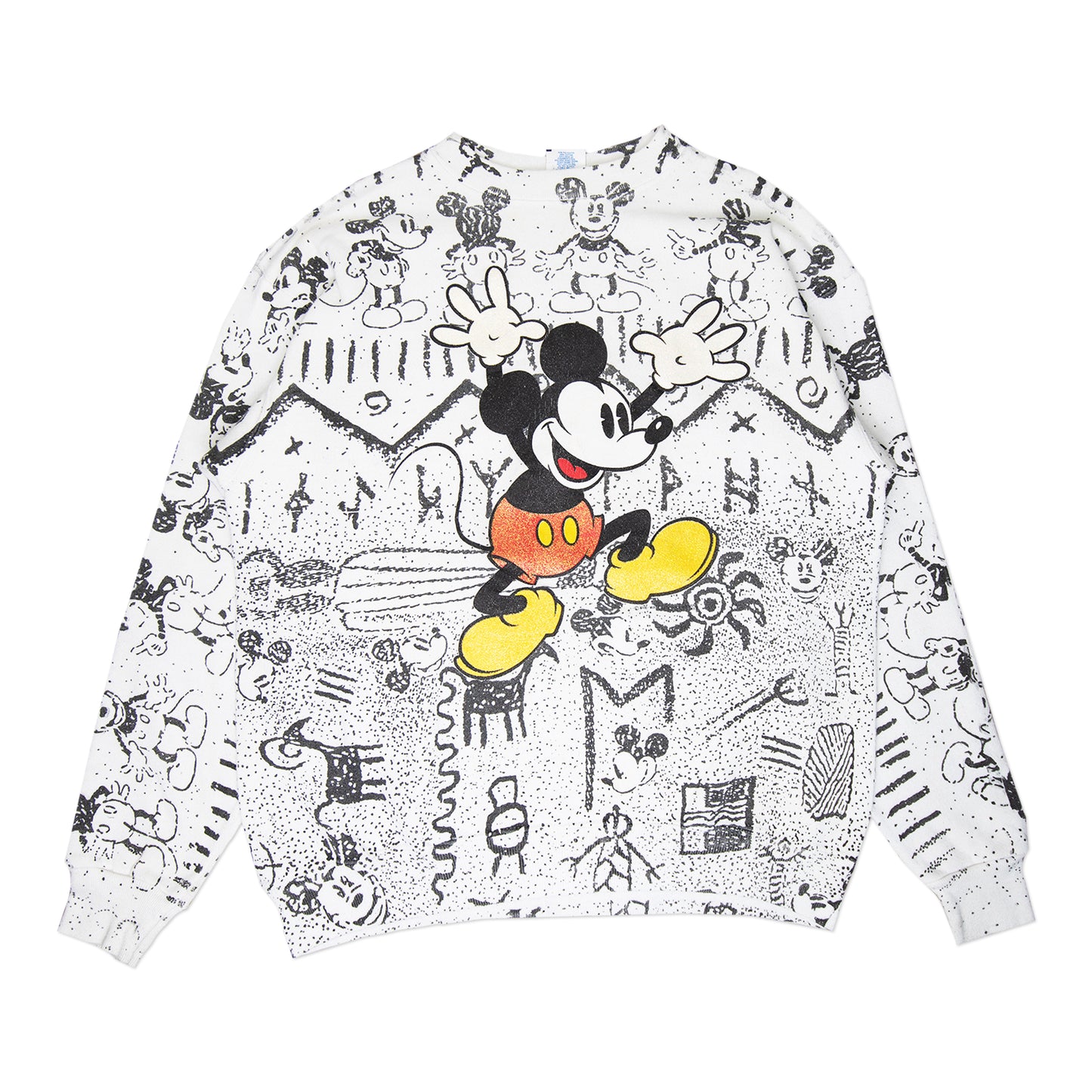 90's MIckey AOP Crew (M)