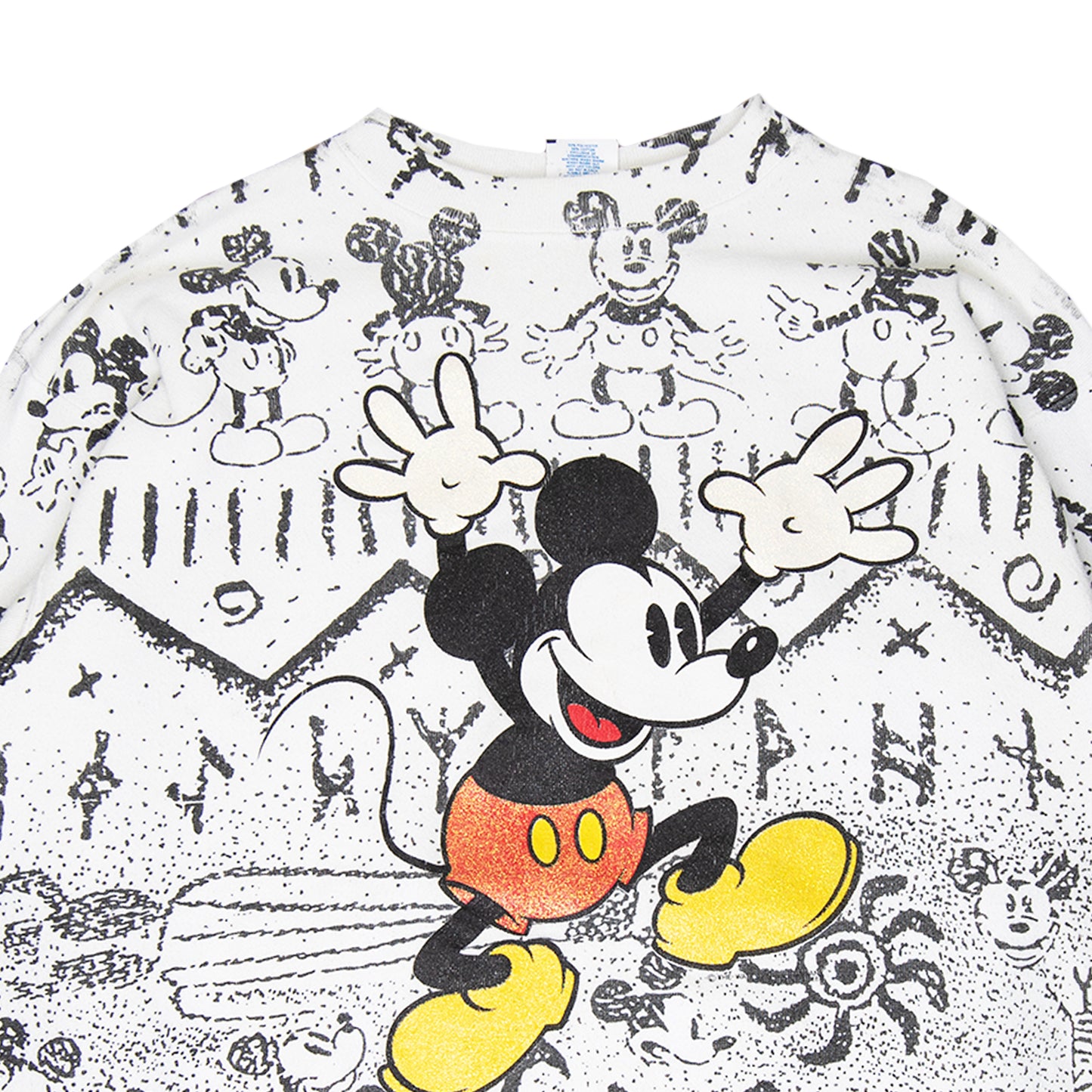 90's MIckey AOP Crew (M)