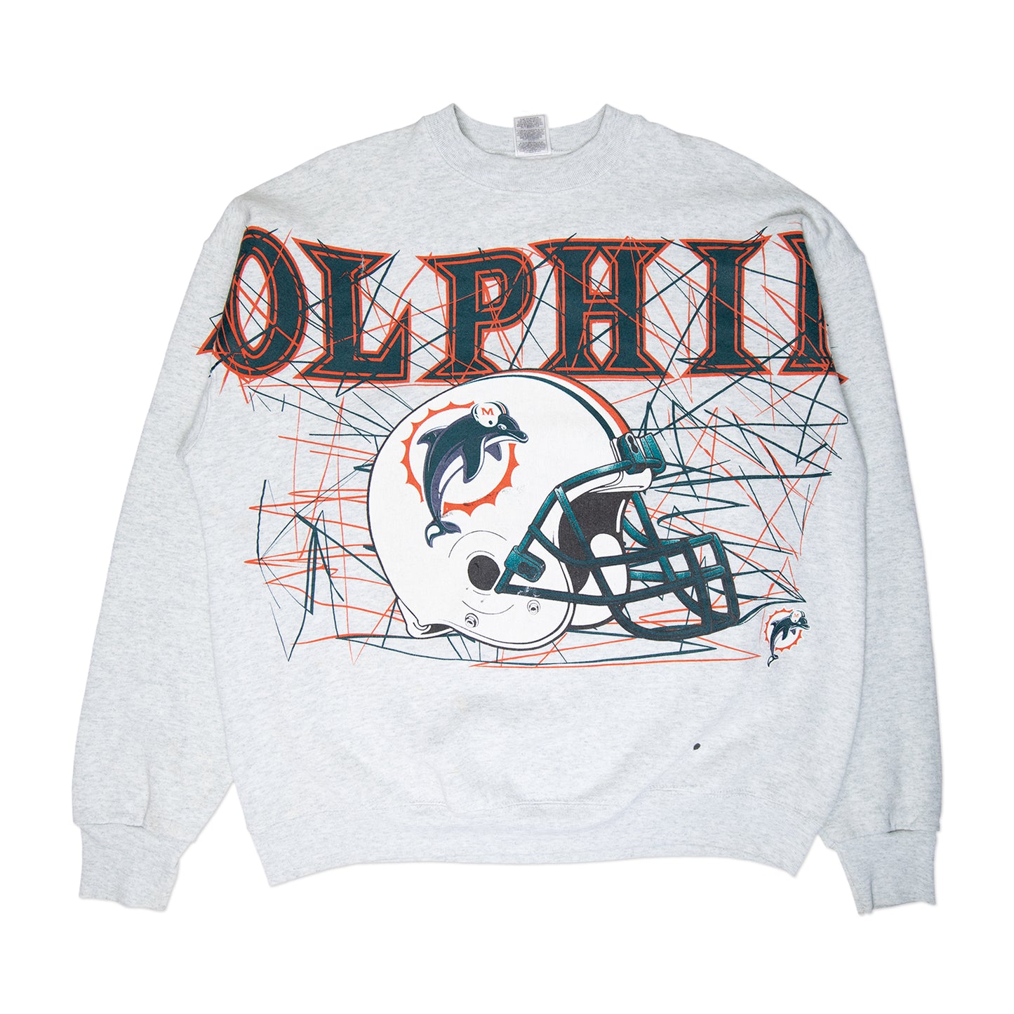 90' Dolphins AOP Crew (XL)