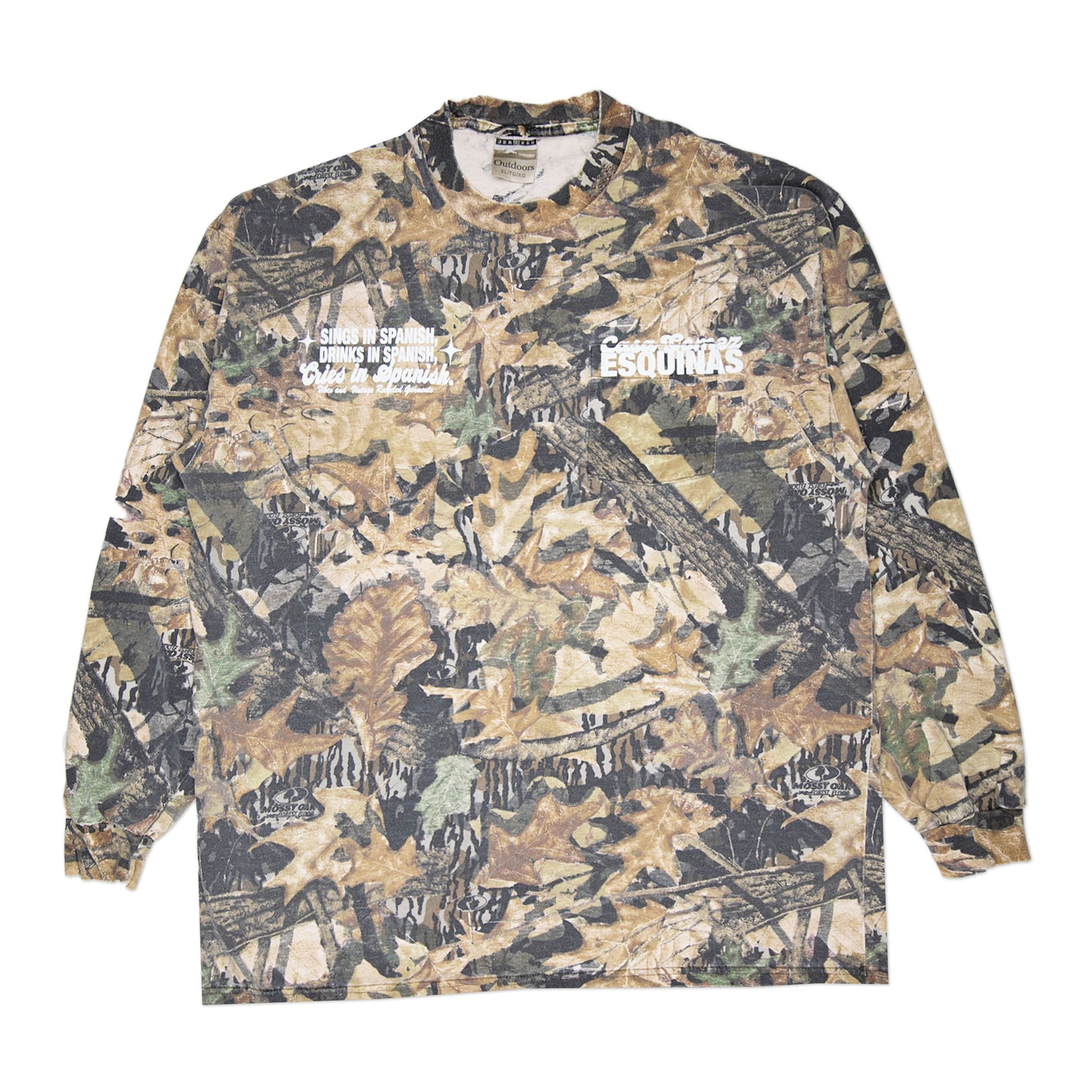 Camo "Cries in Spanish" Longsleeve (XL)