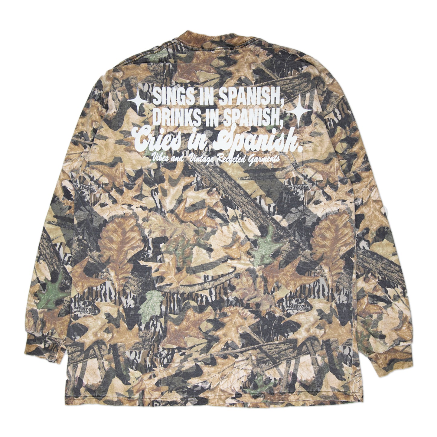 Camo "Cries in Spanish" Longsleeve (XL)