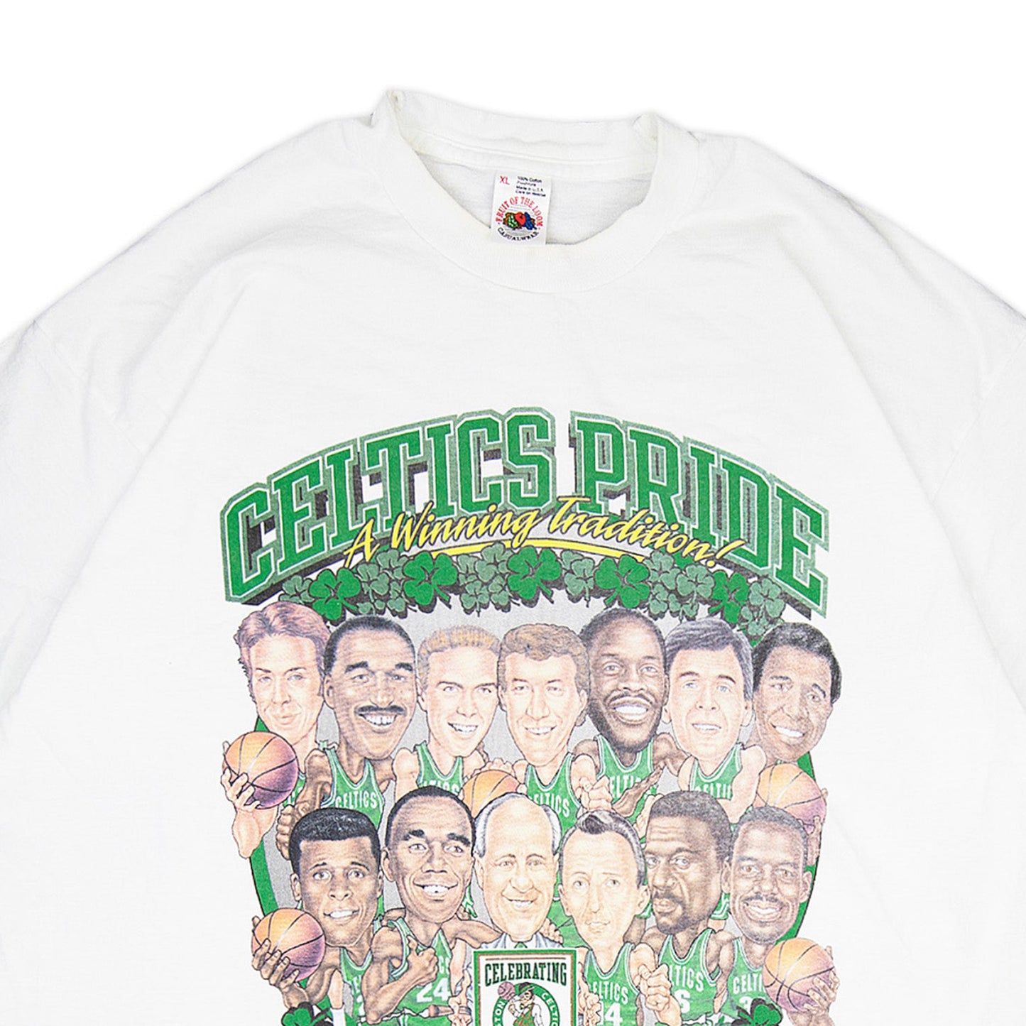 90's Celtics Caricature Tee (XL)