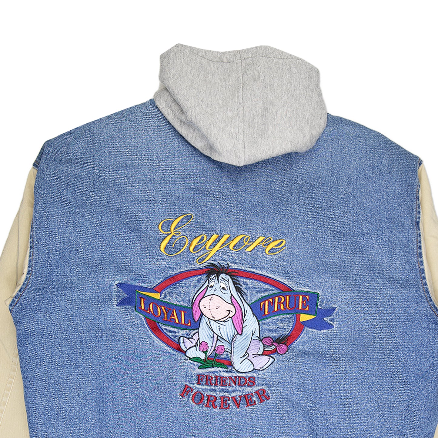 90's Eeyore Denim Bomber Jacket (M/L)