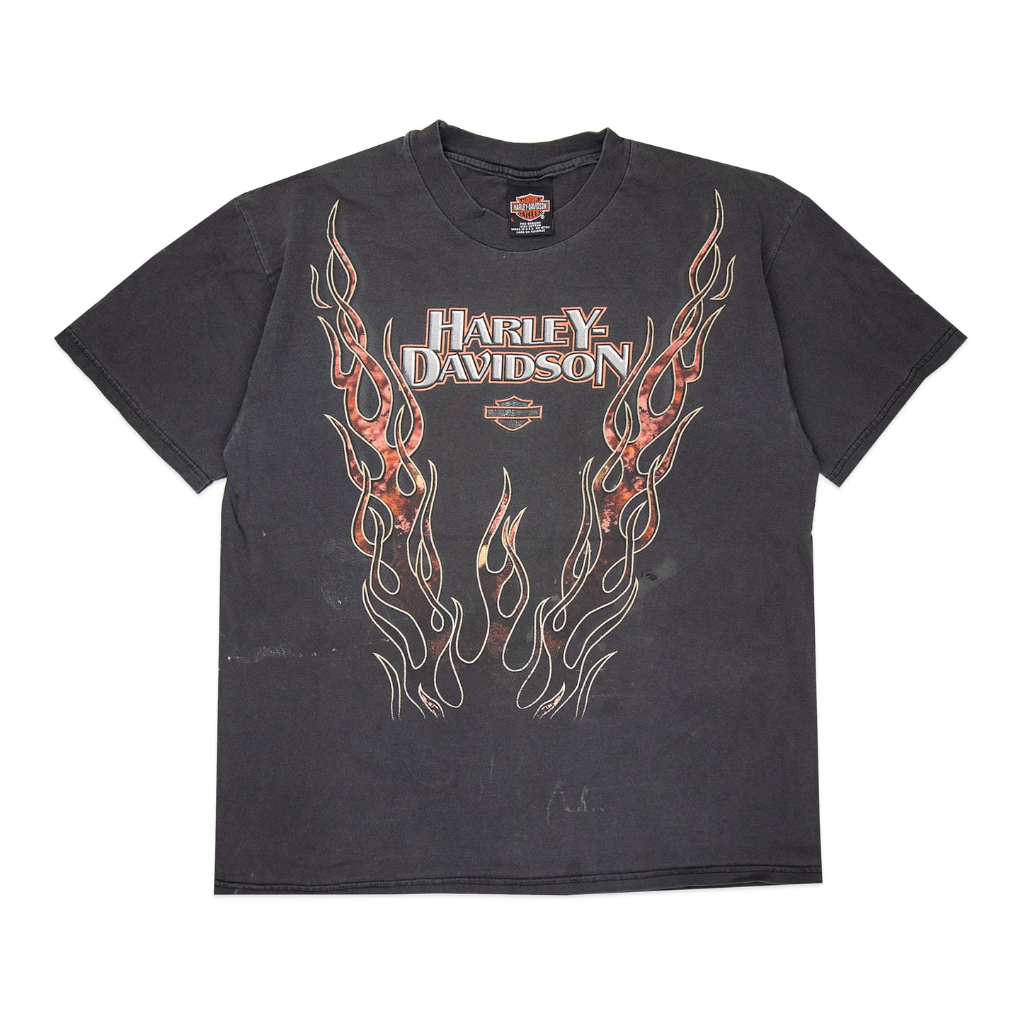 98' Harley Davidson Flame Tee (L)