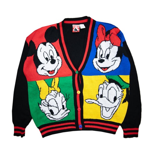 90'S Mickey & Friends Cardigan (L)
